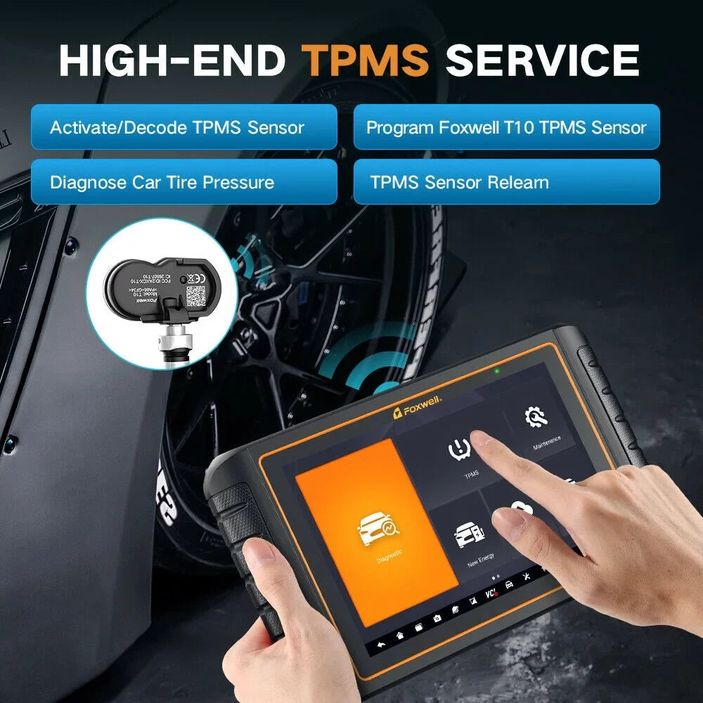 Automotive Bi-Directional Control Diagnostic Scan Tool Car  Service Tool  Scanner Full Systems  Coding Actuation Test Code Reader   Scan 30+ Resets Free Update