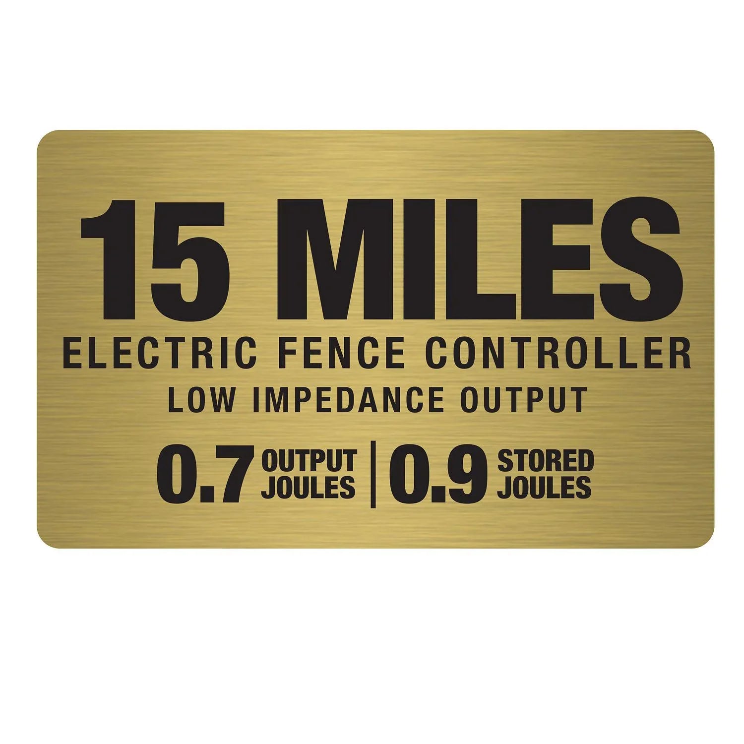 American FarmWorks 0.7 Joule 15-Mile -Powered Low Impedance Electric Fence Charger
