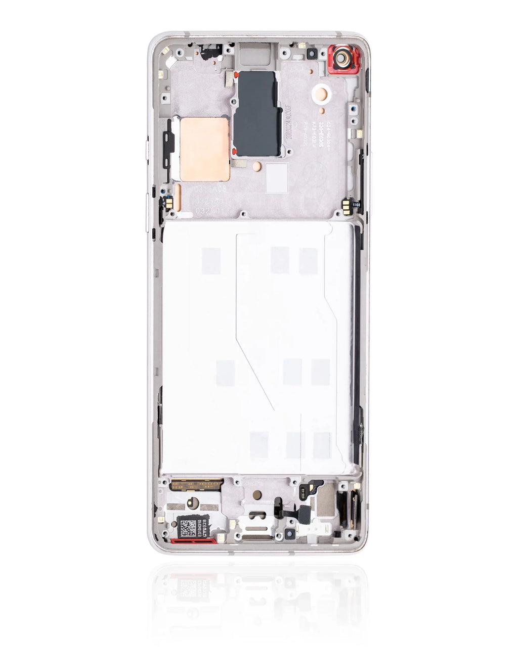 Replacement  Assembly With Frame Compatible For OnePlus 8 / 5G (Non-Verizon 5G  Frame) (Refurbished) (Polar Silver)