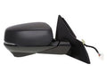 Right Passenger Side Power Mirror - Paint to Match - with Heated Glass, Turn Signal, Manual Folding, and Camera - Compatible with 2017 Honda Accord (Except Hybrid)