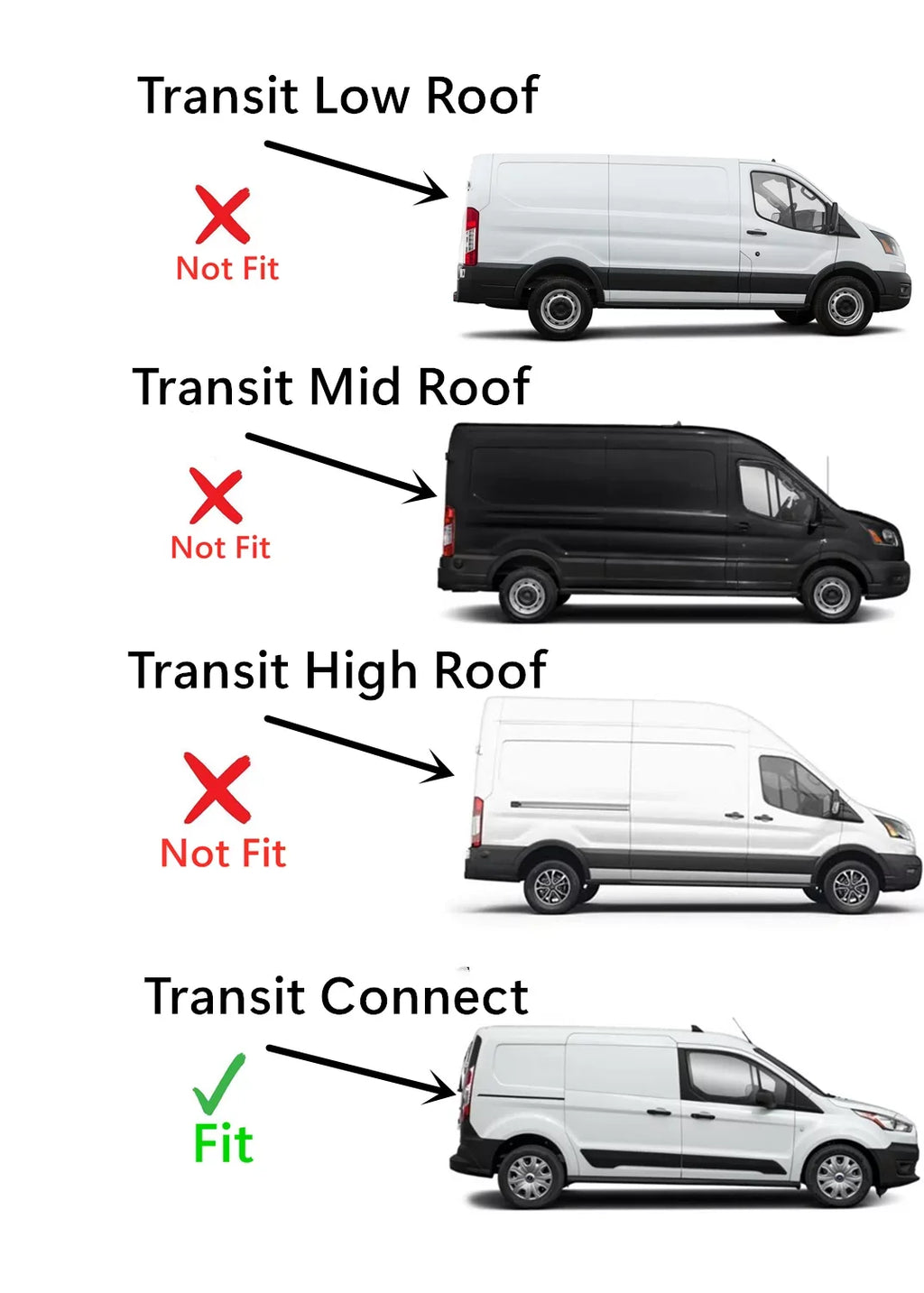Passenger Right Side Front Door Window Door Glass Compatible with Ford Transit Connect 2014-2022 Models