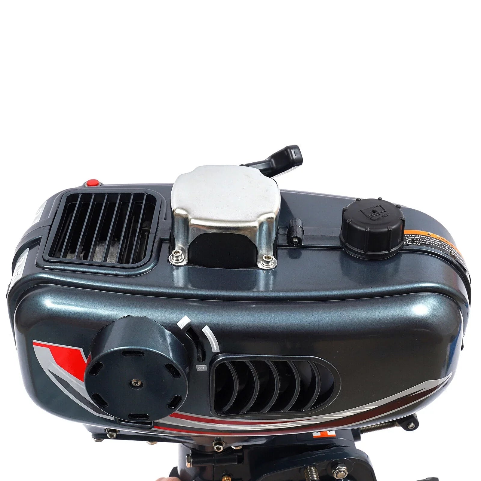 2-Stroke 3.5HP Outboard Motor Fishing Boat Petrol Engine  System 10 Km /