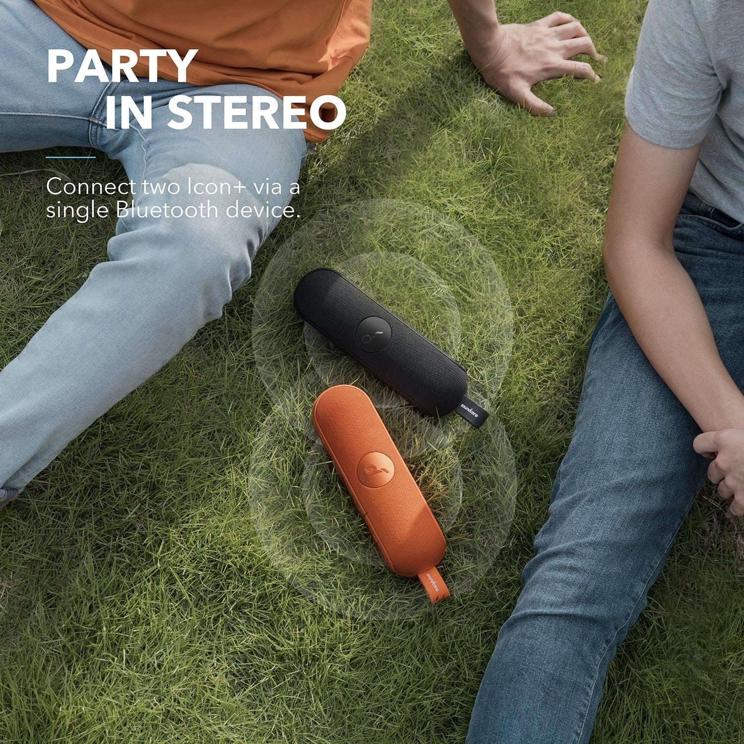Soundcore by Anker- Icon+ Portable Speaker |  Waterproof | 12-Hour Playtime | Black |