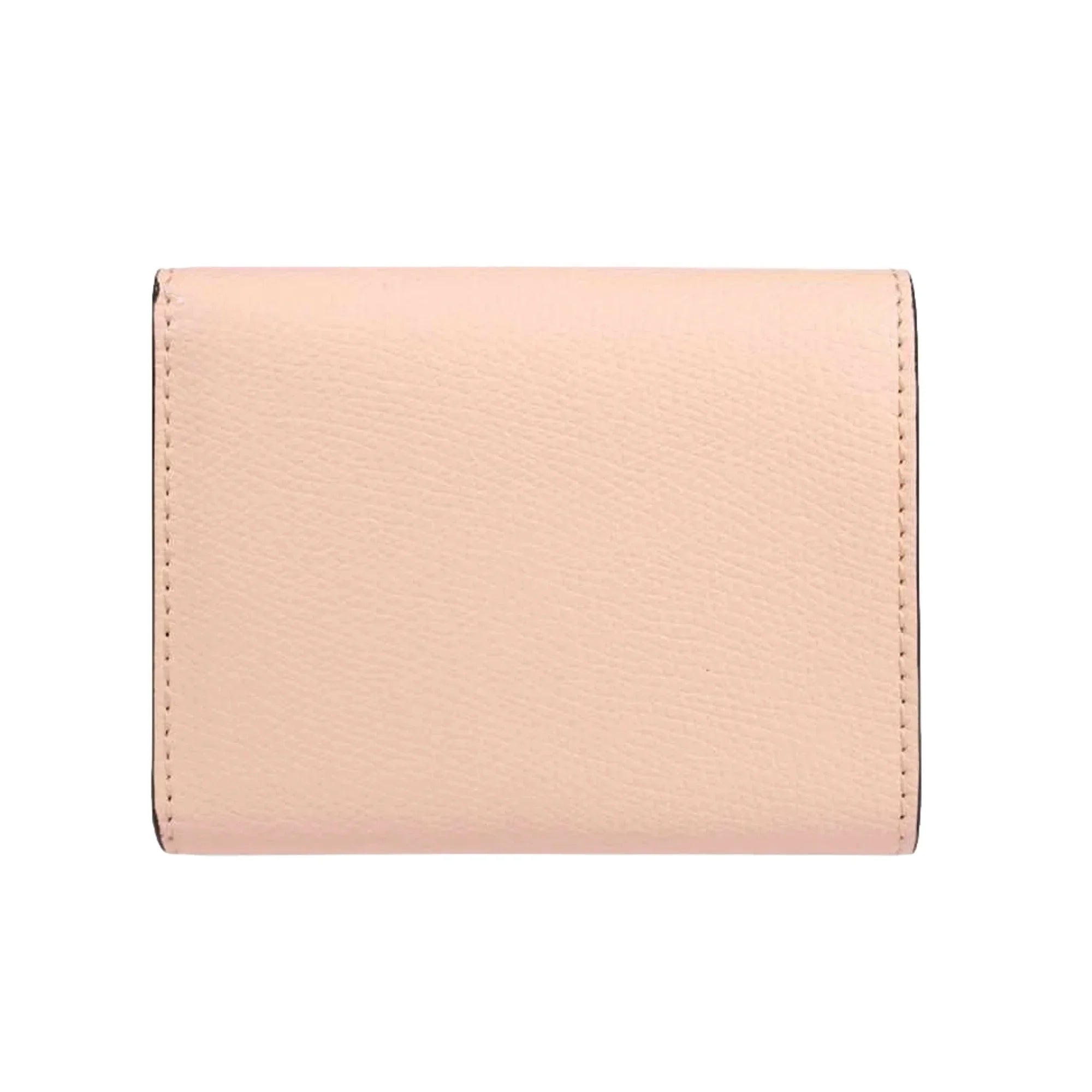 Fendi 'Lock Wallet Micro Trifold Rose Pink Tortora Gray Calf Leather