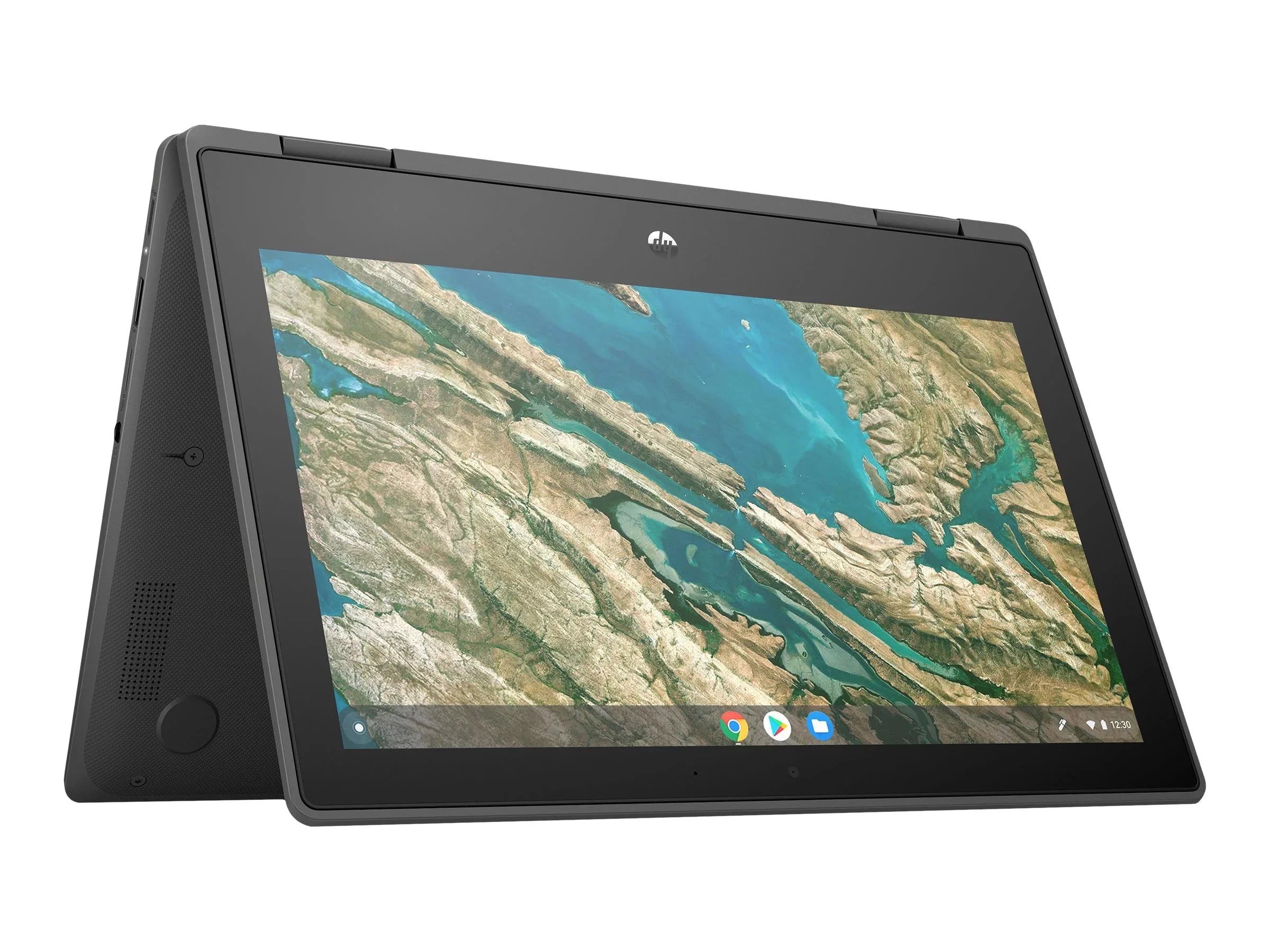 Chromebook x360 11  Education Edition - Flip design - Intel Celeron -  / up to 2.8 GHz - Chrome  -  Graphics 600 - 4   - 32  eMMC - 11.6"  touchscreen 1366 x 768 () - Wi-Fi 5 - chalkboard gray - kbd: