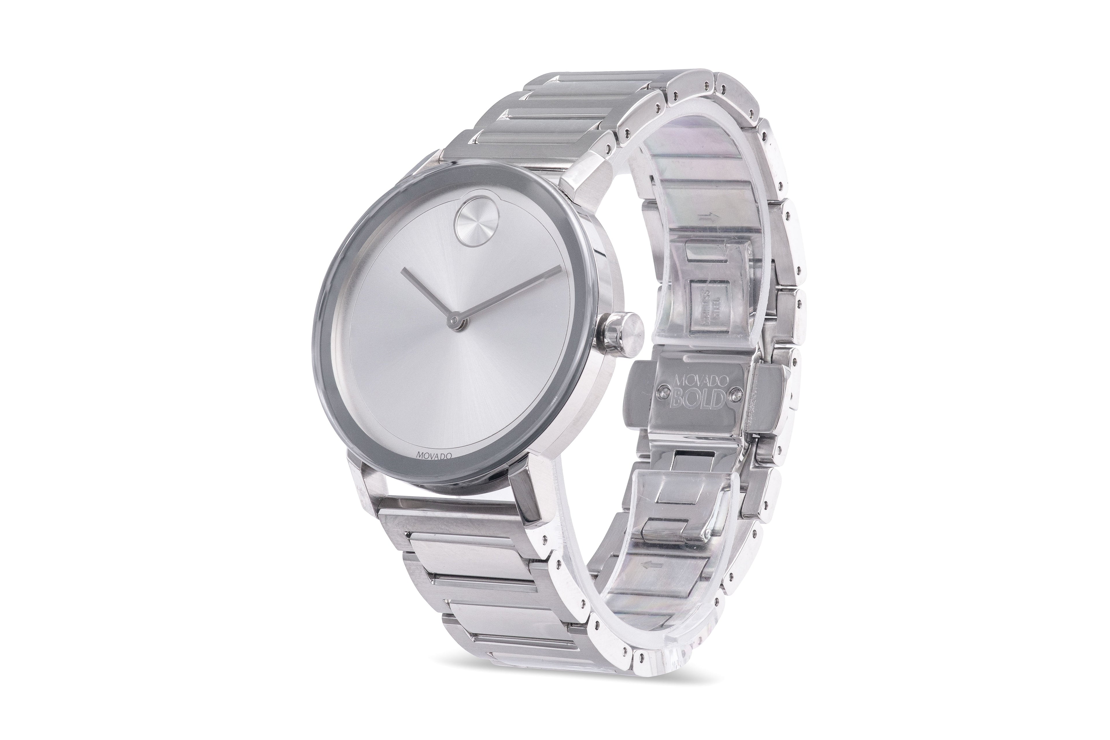 Movado Bold Evolution Stainless Steel Unisex Watch 3600724