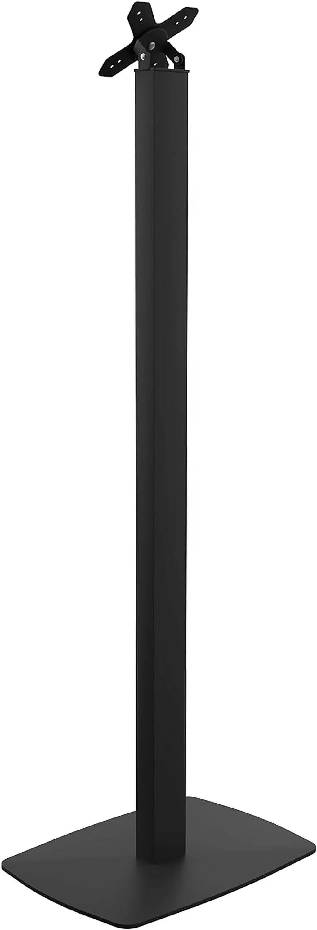 '- Premium Thin Profile Floor Stand with  Plate and Base (Black)