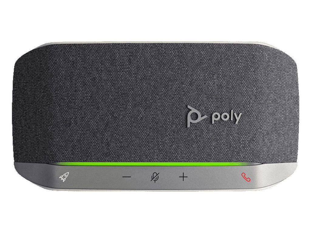 Poly - Sync 20 Bluetooth/- Speakerphone - Personal Portable Speakerphone - Noise & Echo Reduction - Connect to Cell Phones via Bluetooth or Computers via - Cable - Works with Teams, Zoom