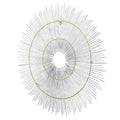 American Art Decor Metal Starburst Sunburst Wall Decor Sculpture by .. Keith (36")