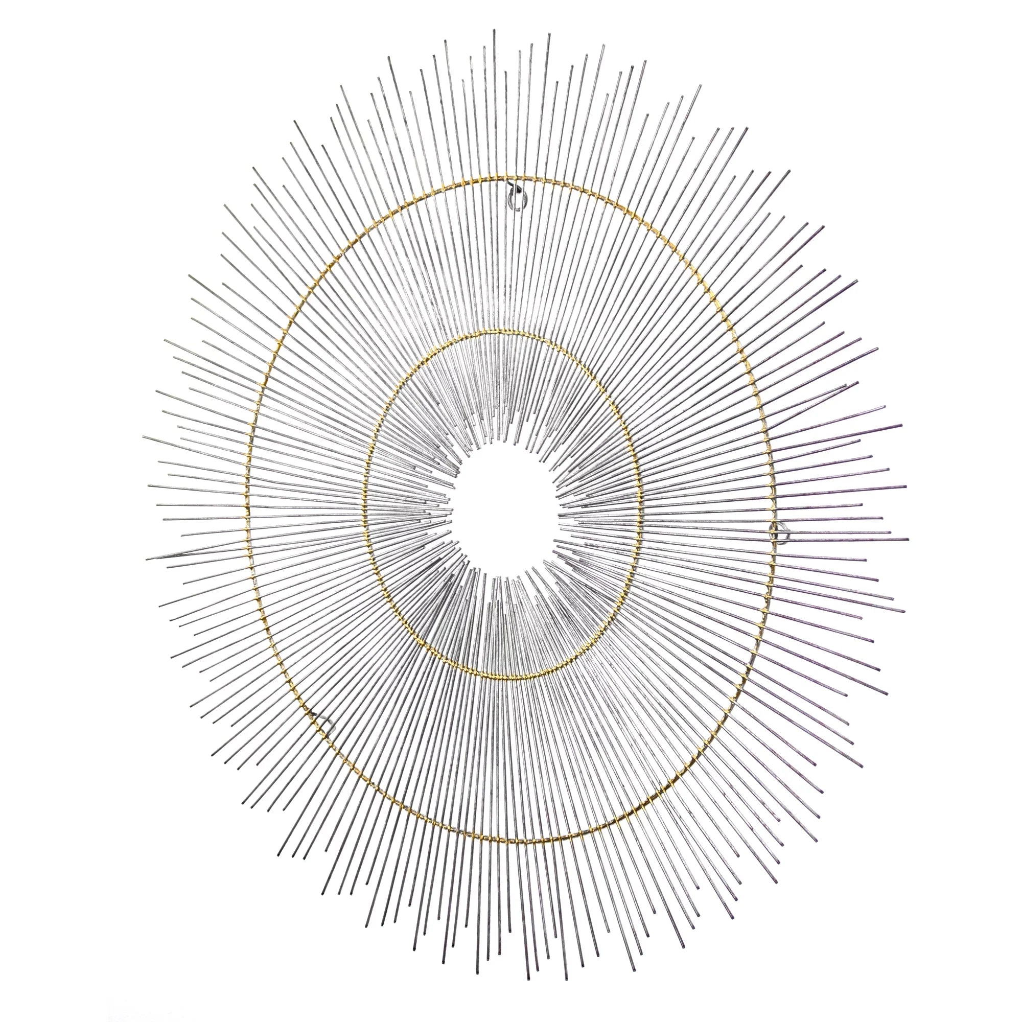 American Art Decor Metal Starburst Sunburst Wall Decor Sculpture by .. Keith (36")