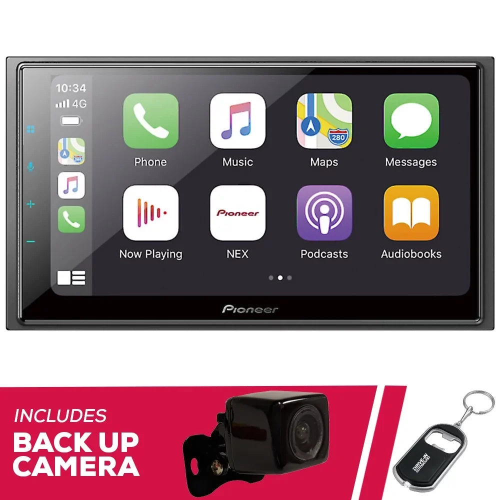 New Pioneer - 6.8" Multimedia Receiver w/ Bluetooth & Backup Camera