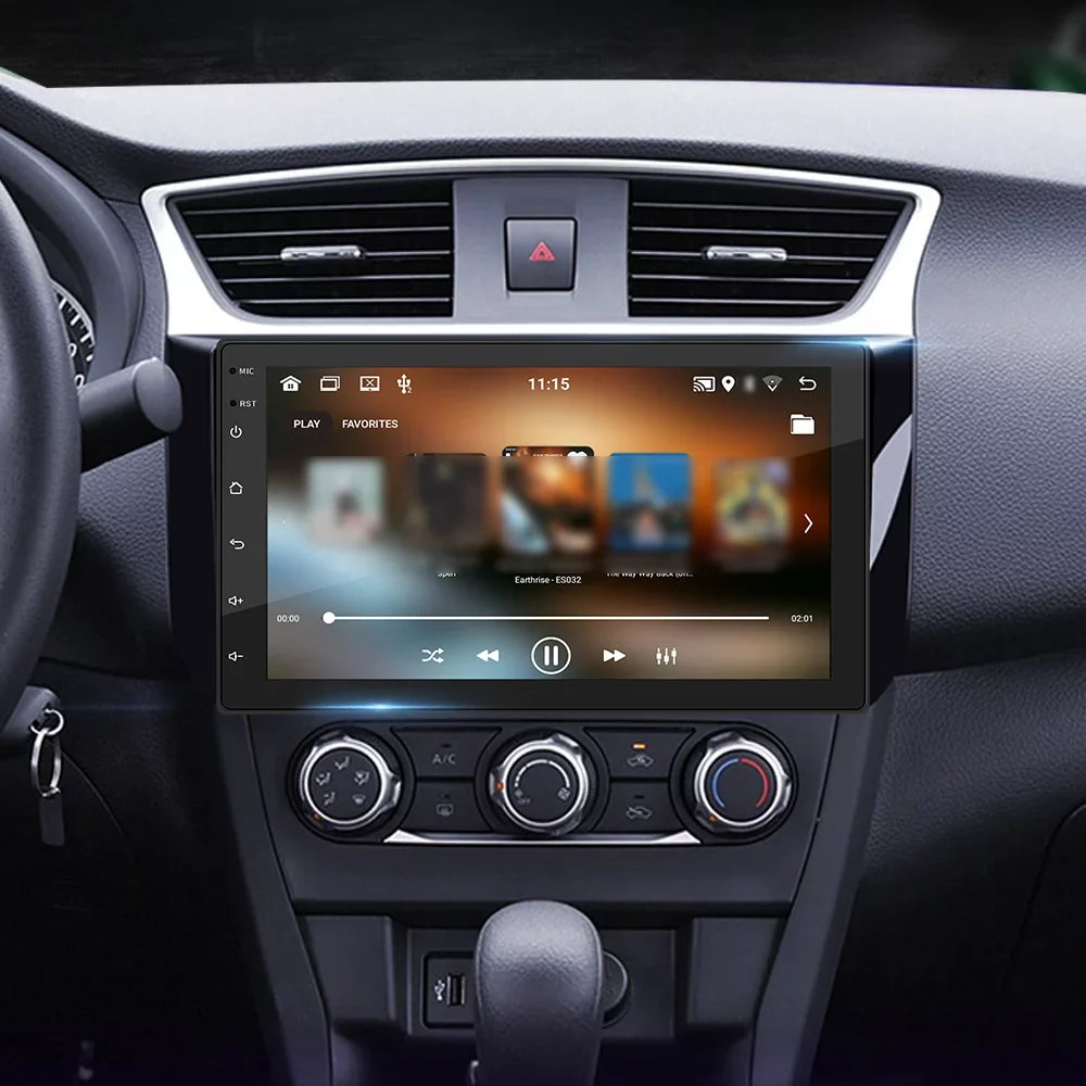 Docooler Android 11 Car Stereo Double Din  Navigation  Radio with 7 Inch Touchscreen Support //-Disk/Phone Link/Hands-Free Calling/Reverse Picture/Steering Wheel Control with Backup Camera