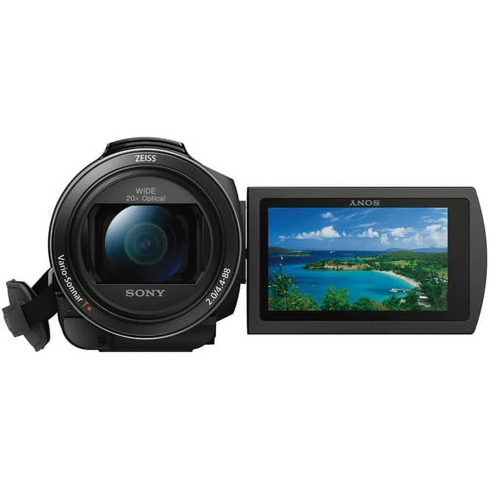 Sony - 4K Ultra  Handycam Camcorder. - Professional Bundle