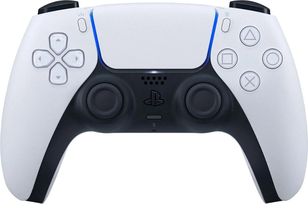 PlayStation 5,  DualSense Wireless Controller - White Bundle With 2x Controllers + 6Ave Microfiber Cleaning Cloth