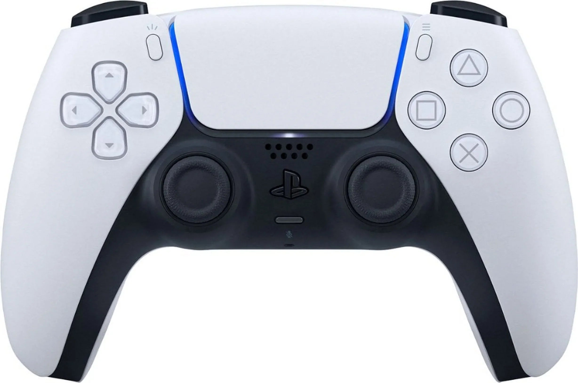 PlayStation 5,  DualSense Wireless Controller - White Bundle With 2x Controllers + 6Ave Microfiber Cleaning Cloth