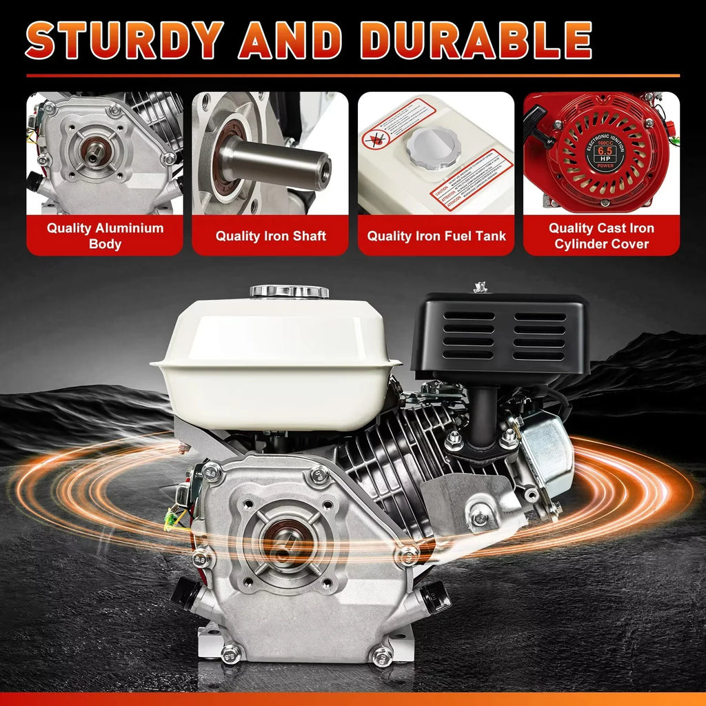 4 Stroke 6.5HP Single Cylinder Gas Engine 160cc Air Cooled For Honda