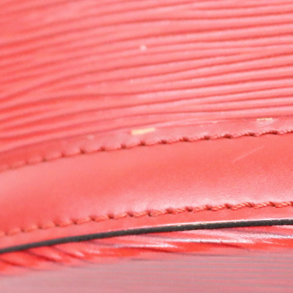 Pre-Owned   Louis Vuitton Handbag Epi Sun Jack  Red Castilean Ladies Leather (Fair)