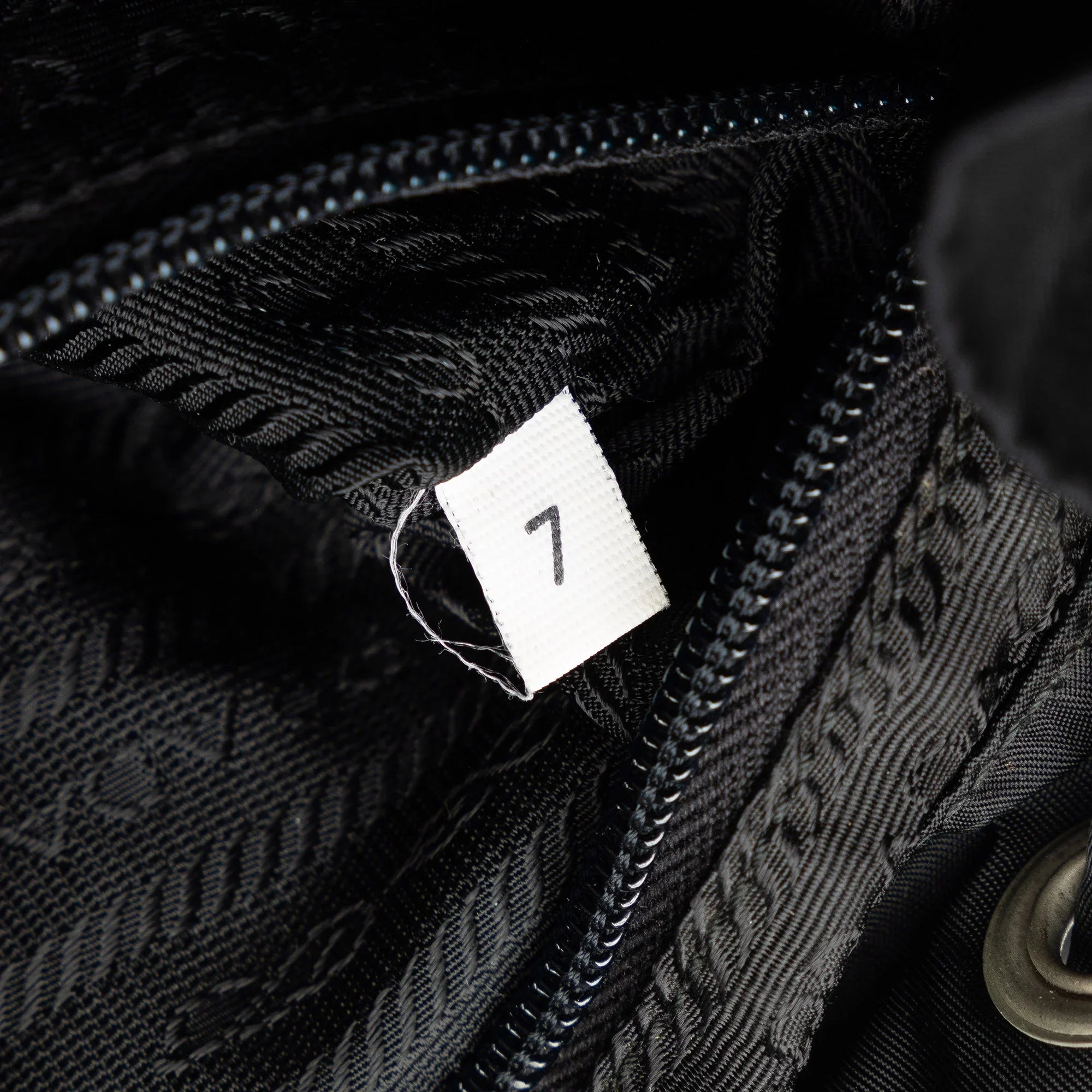 Pre-Owned Authenticated Prada Tessuto Backpack Nylon Fabric Black Unisex (Fair)