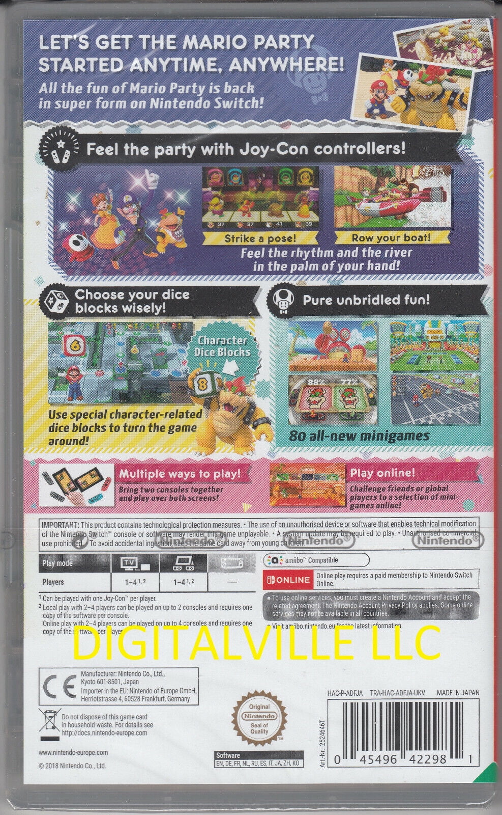 Super Mario Party Nintendo Switch Brand New Factory Sealed