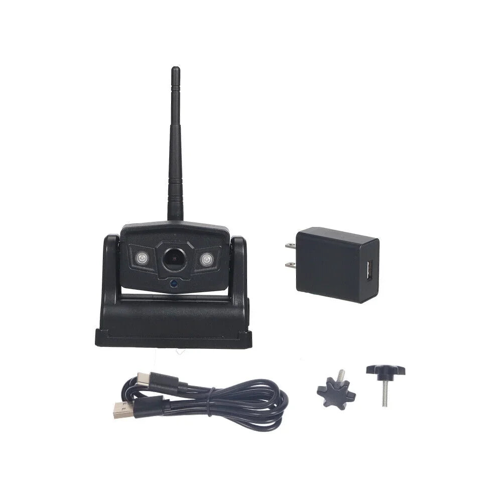9600mAh Magnetic WiFi Camera - Premium Wireless Backup, Comprehensive Front/Rear Vehicle Views