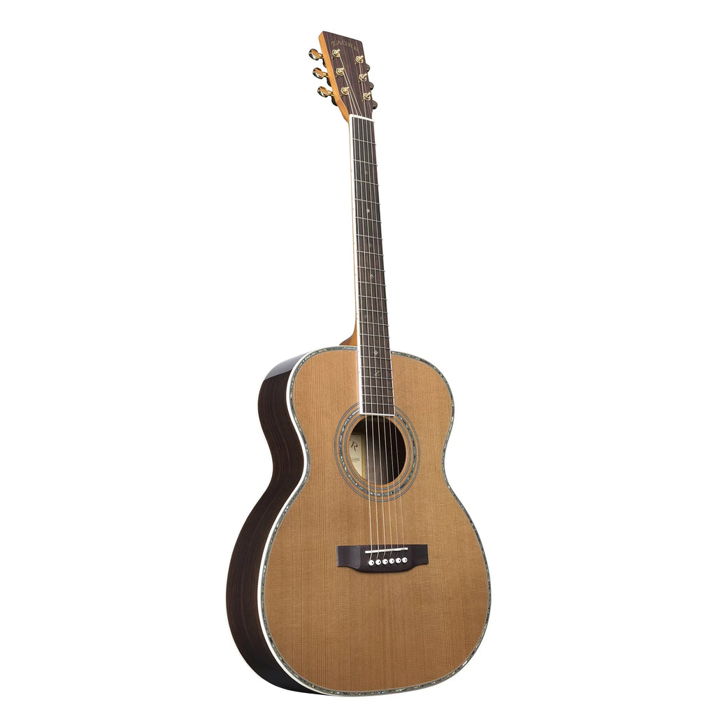 Zager Smaller "" Size  Solid Cedar/Rosewood Acoustic Guitar - Natural Finish