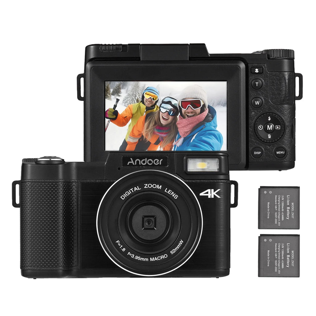 Andoer-2 Digital camera, Rotatable Screen Rotatable Screen 48MP  16X Support 3.0-inch  Rotatable 2pcs Batteries Screen 48MP 4K Camera 3.0-inch  Portable Camera 3.0-inch 48MP 4K  dsfen