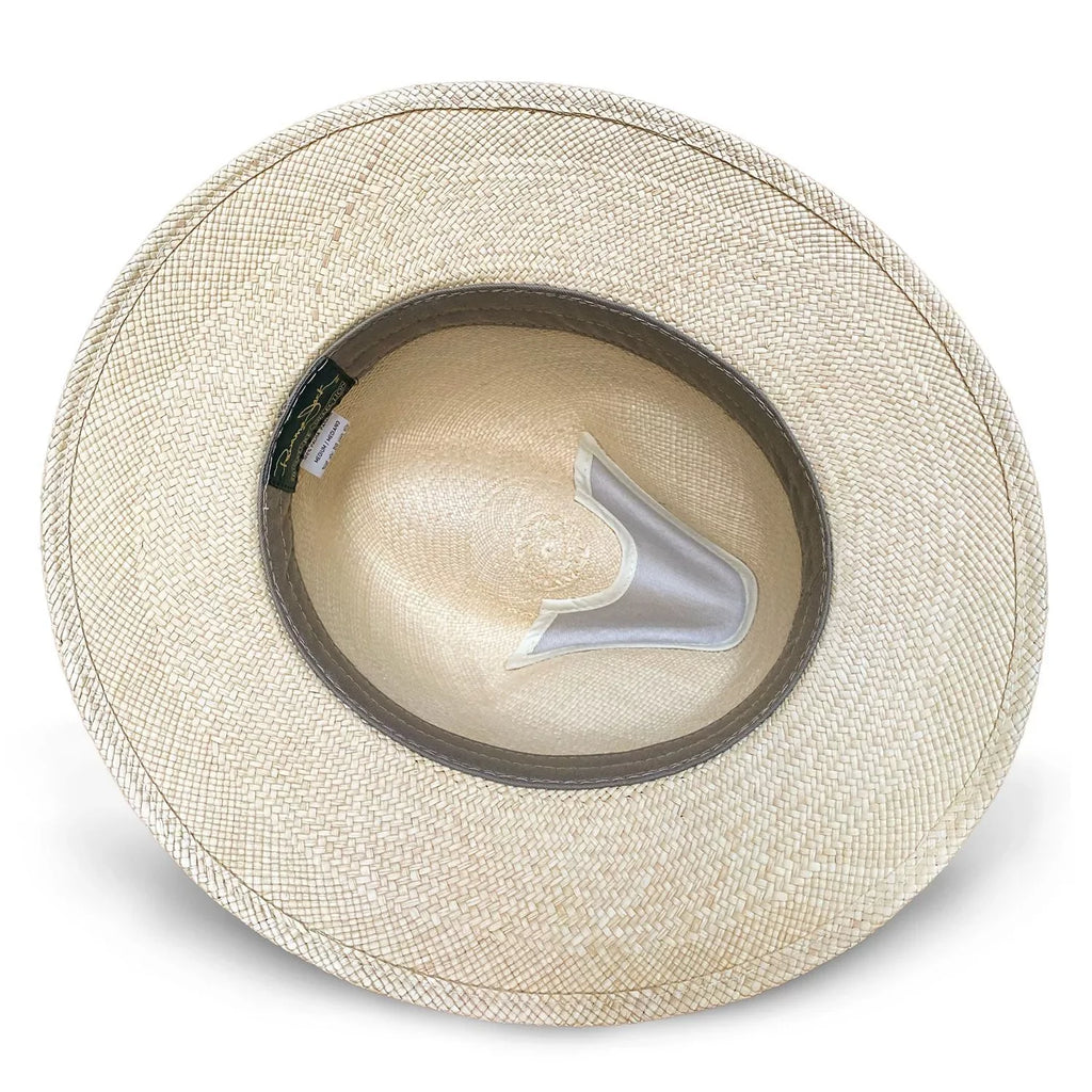 Panama Jack Premium Safari Straw Hat - Handwoven, Lightweight & Breathable, 2 5/8" Brim (-Large)