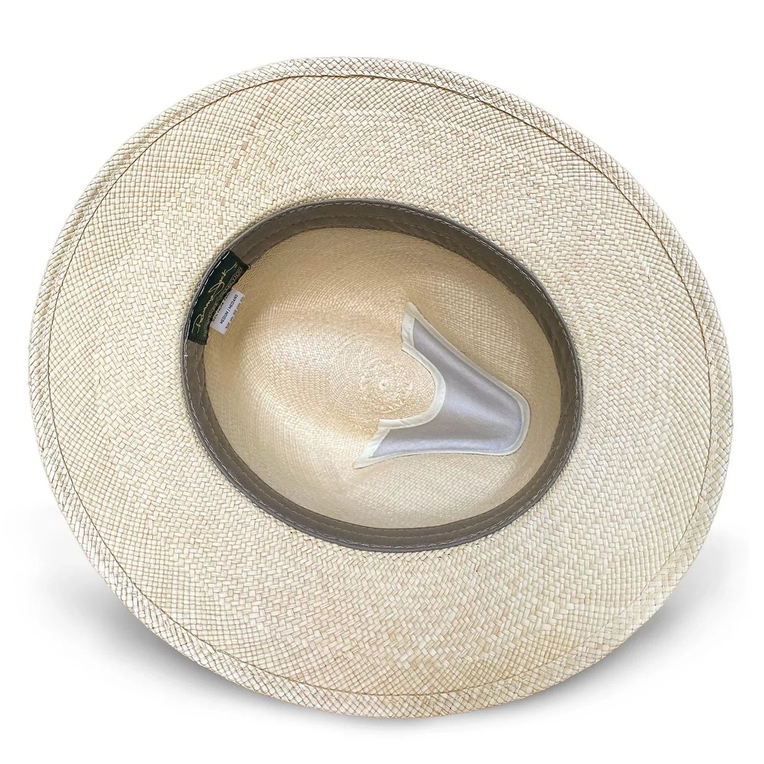 Panama Jack Premium Safari Straw Hat - Handwoven, Lightweight & Breathable, 2 5/8" Brim (-Large)