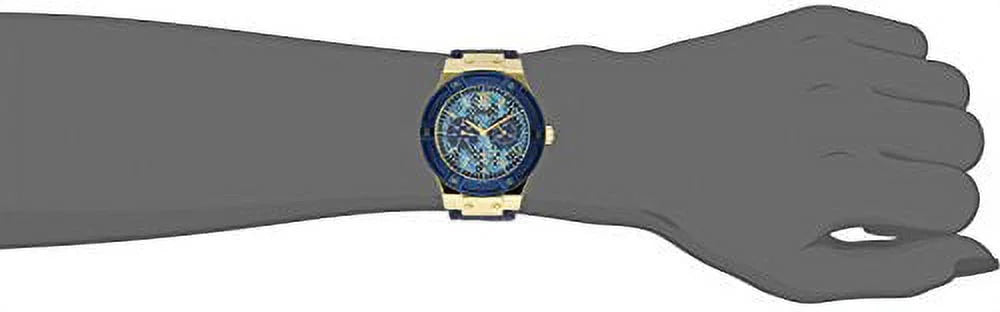 Women's  Iconic Indigo Blue & Gold-Tone Multi-Function Watch