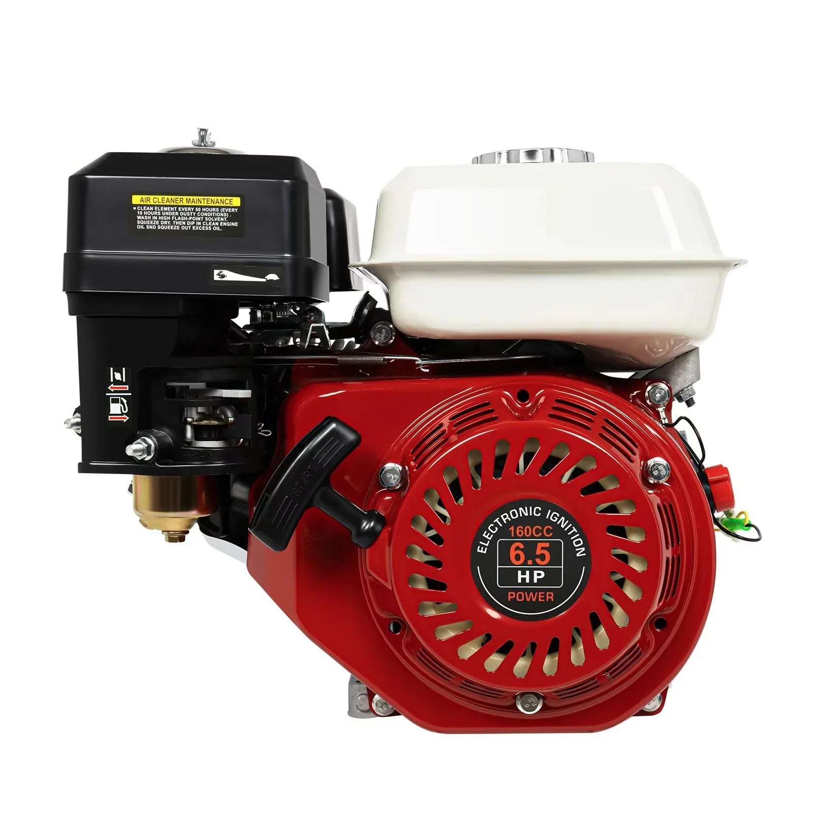 4 Stroke 6.5HP Single Cylinder Gas Engine 160cc Air Cooled For Honda