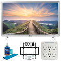 24LM520S- 24" Class  Smart ,23.6" Slim Flat Wall Mount Kit, Universal Screen Cleaner