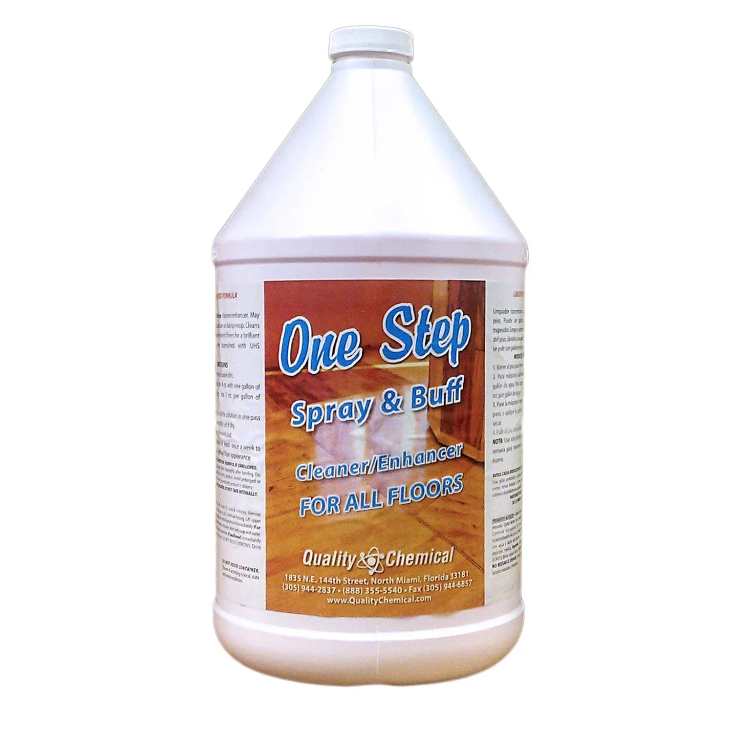 One Step - Spray and Buff -Floor Restorer Cleans & polishes - 1 gallon (128 oz.)