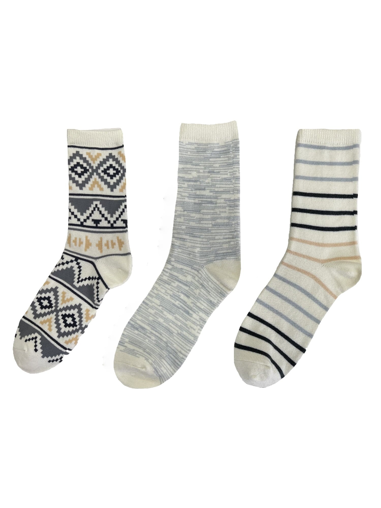 Fuzzy Babba Luxe, Women's Fashion Wooly Warmer Crew Socks, Warm Cozy Boot Socks, 12-Pack, Size 4-10