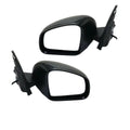 For 16 17 18 Smart Fortwo Rear View Mirror Assembly Power Heat Textured Set Pair