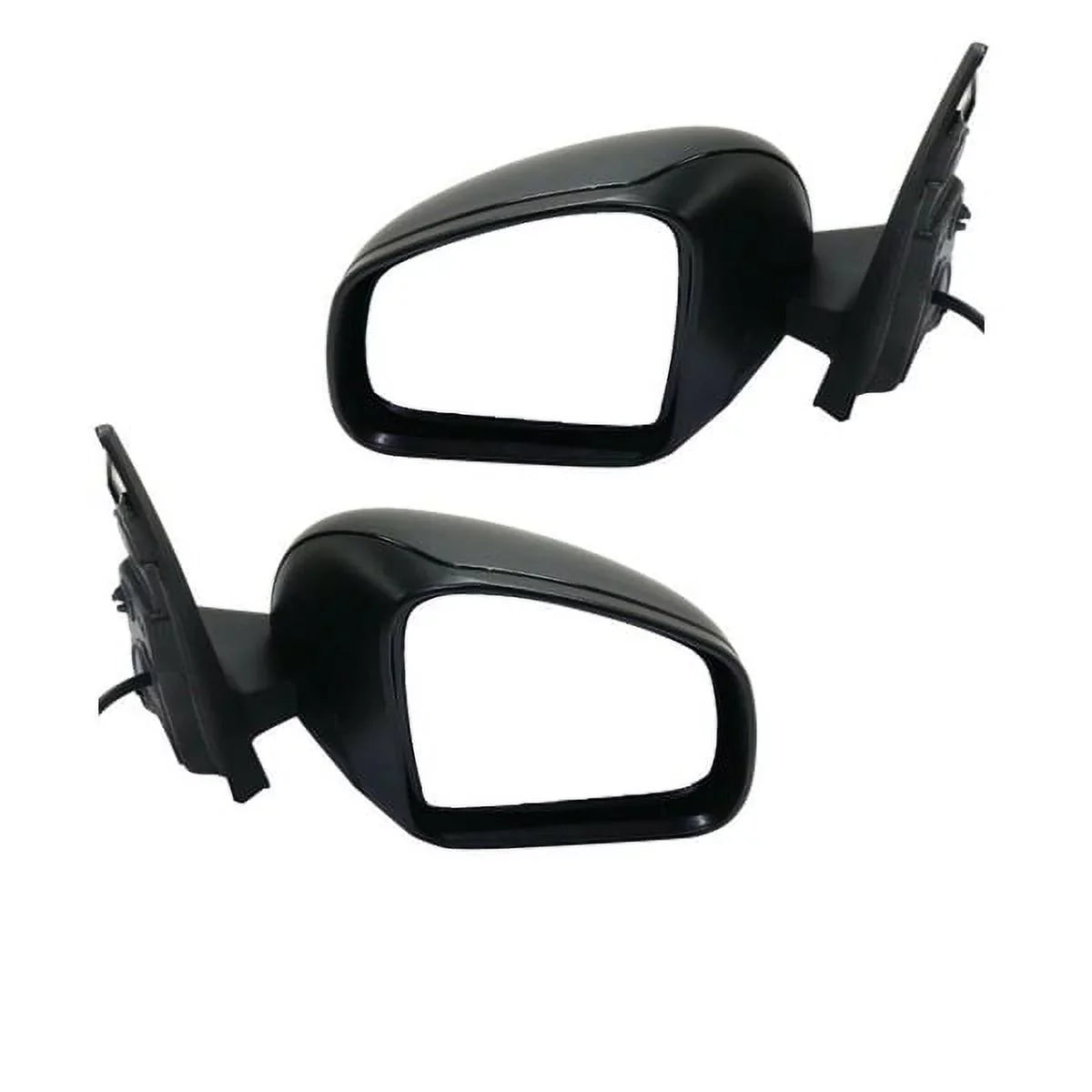 For 16 17 18 Smart Fortwo Rear View Mirror Assembly Power Heat Textured Set Pair