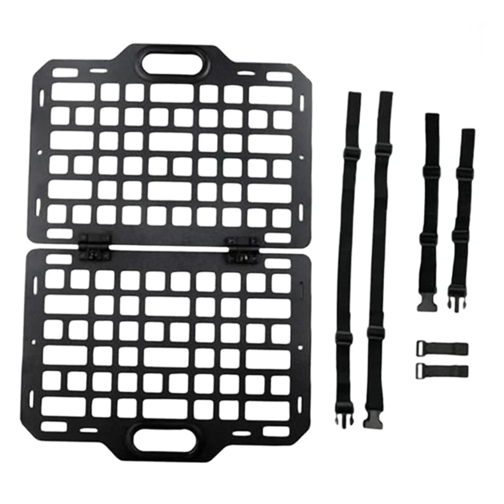 Auto Seat Back Organizer Modular Storage Molle Panel Car Seatback Hanging Plate Auto Seat Panel for Automotive Truck Parts