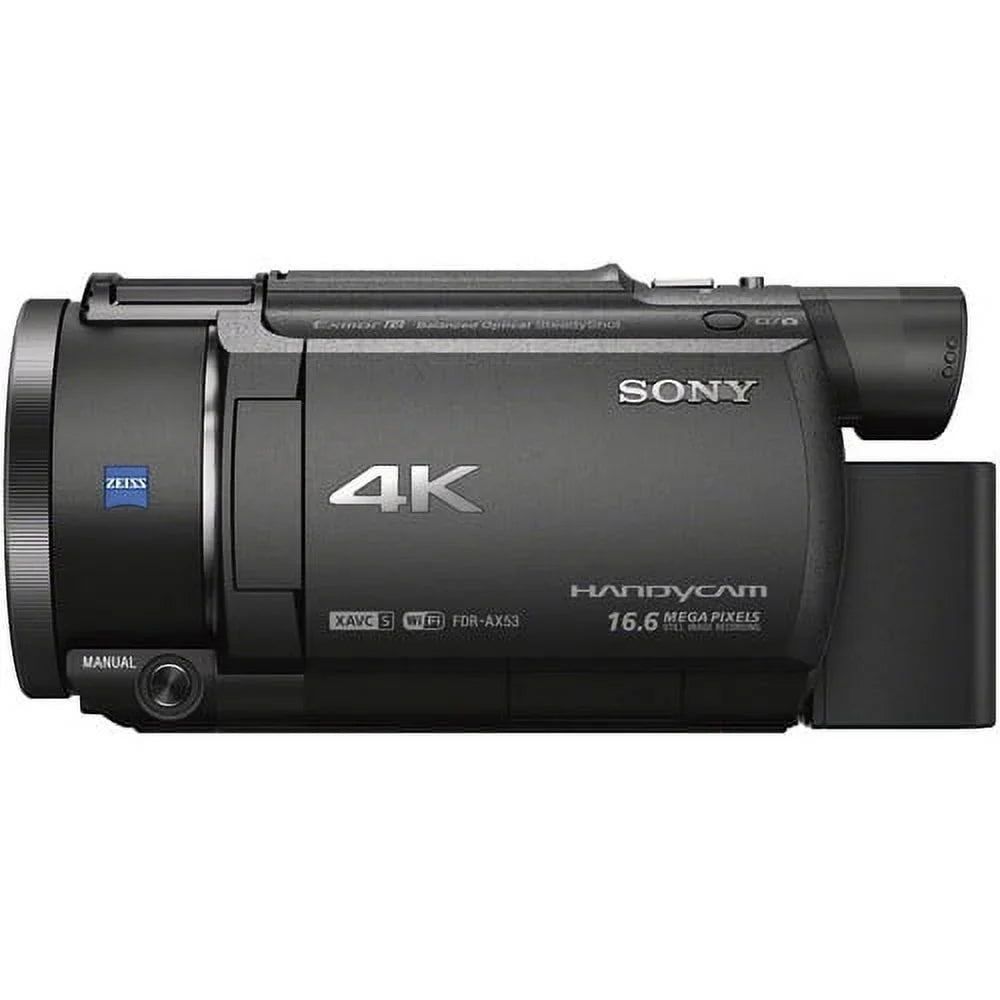 Sony - 4K Ultra  Handycam Camcorder. - Professional Bundle