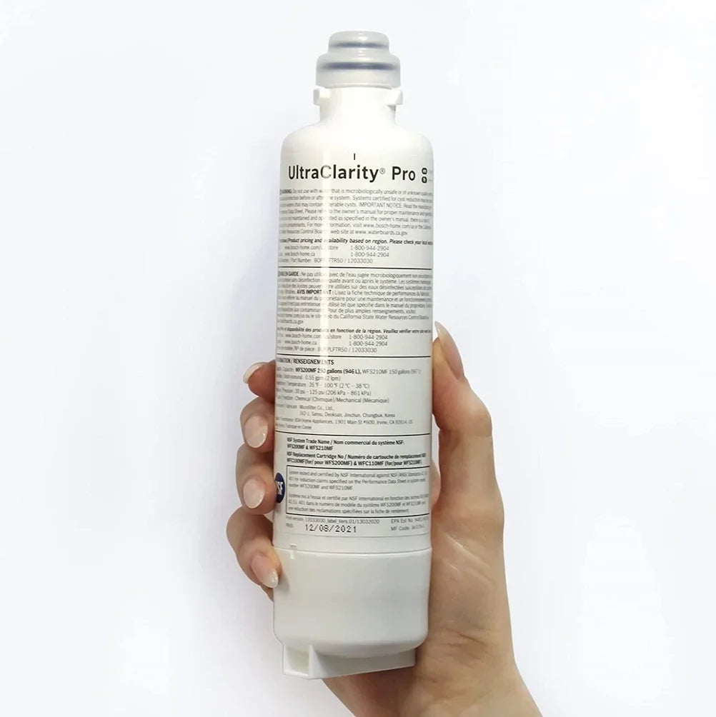 Bosch Ultra Clarity Pro  Refrigerator Water Filter,High compatibility 5 Pcs