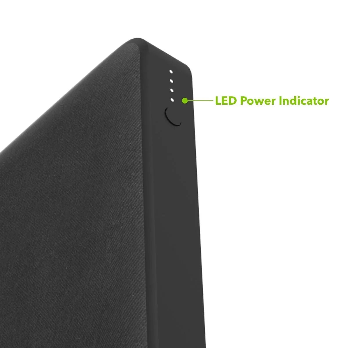 mophie Powerstation with  Power Bank - 10,000 mAh Large Internal Battery, (1) - Port and (1) 18W -  Fast Charging Input/Output Port, Travel-Friendly, Includes - to - Power Cord