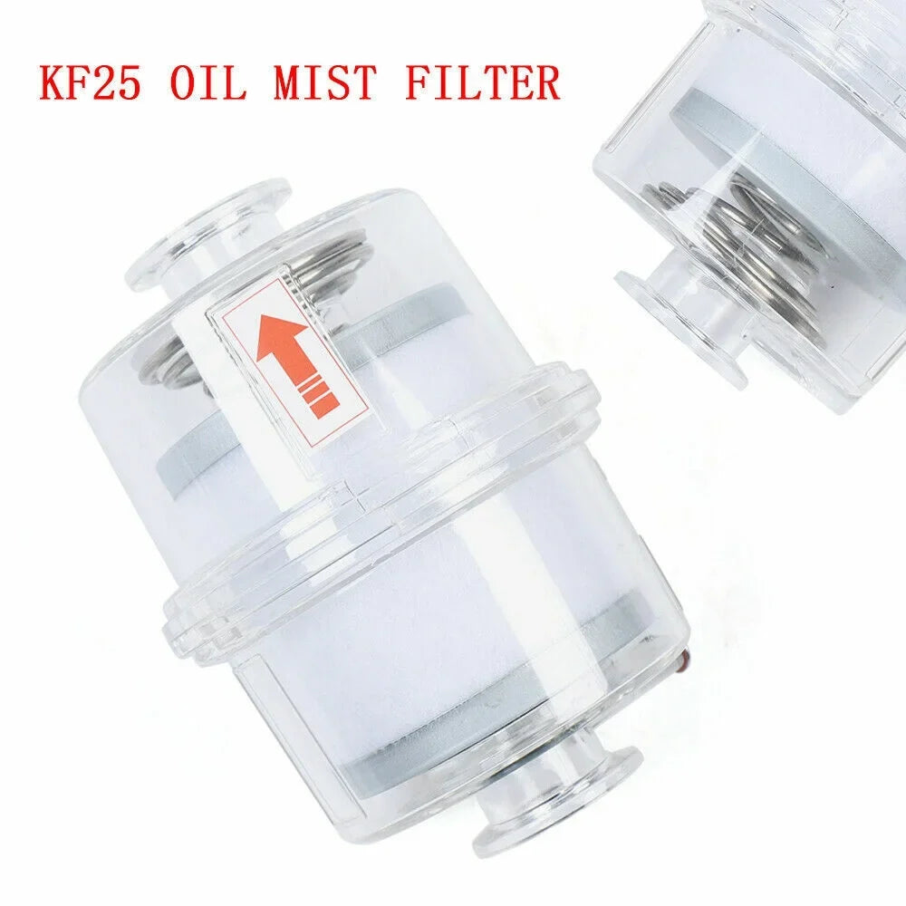 fit Vacuum Pump Fume Separator Exhaust Filter  Interface Oil Mist Filter