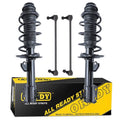4PC Front Struts & Sway Bar Links Kit for 2006 2007 2008 2009 2010 2011 2012 Toyota Yaris - 272289 272288