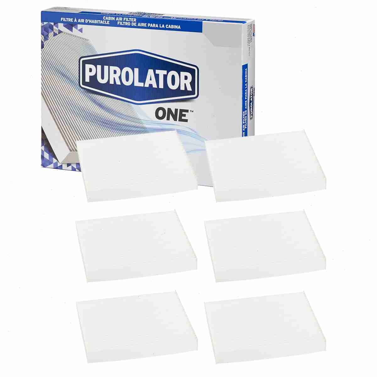 6 pc Purolator   Cabin Air Filters for  Heating Ventilation Air Conditioning Vent Filters Fits select: 2007-2016  -, 2006-2015