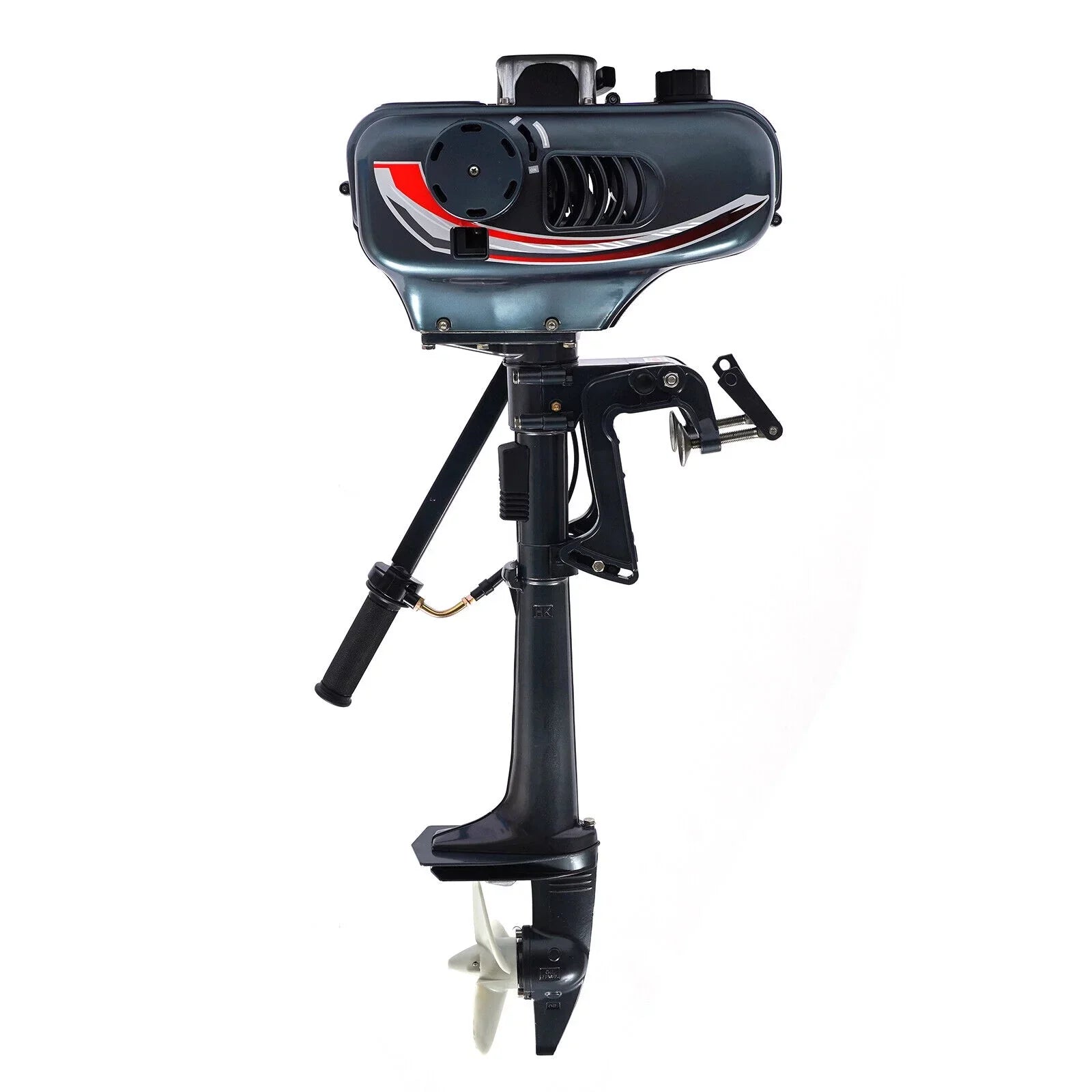2-Stroke 3.5HP Outboard Motor Fishing Boat Petrol Engine  System 10 Km /