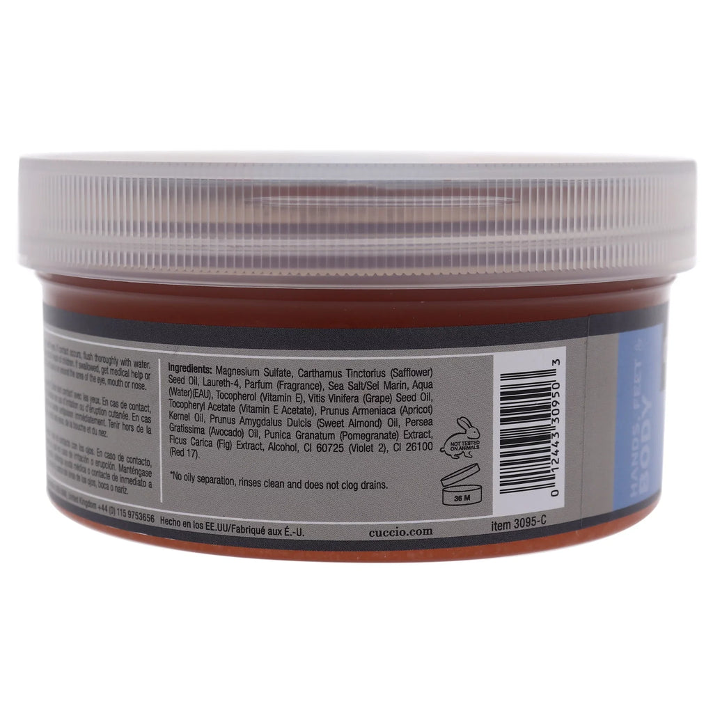 Sea Salt Scrub - Pomegranate and Fig by Cuccio for Women - 19.5 oz Scrub