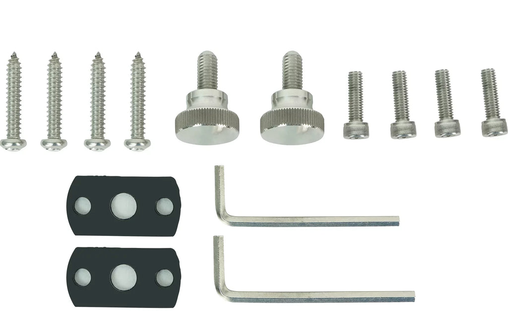 2) Rockville  5.25" 360° Swivel White Aluminum Surface Mount Speaker Pods