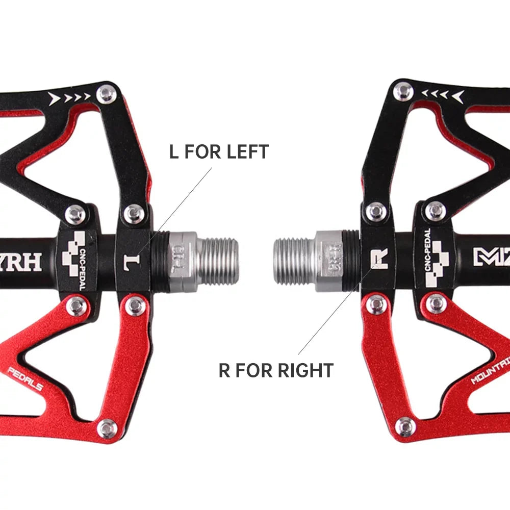 High Performance Aluminum Pedals for Mountain Bikes and Road Bikes, Lightweight and Durable