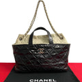 Pre-Owned  Chanel Matelasse Patent Leather 2way Handbag Chain Shoulder Bag Black 20309 (Good)