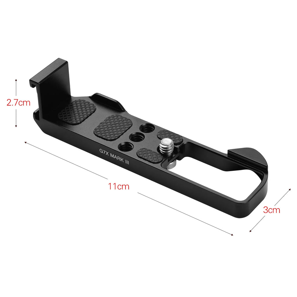 Suzicca Camera Quick Release  Mount Plate with Cold Shoe 1/4 3/8 Threaded Holes Wrenches Replacement for Canon  Mark  Camera Accessories