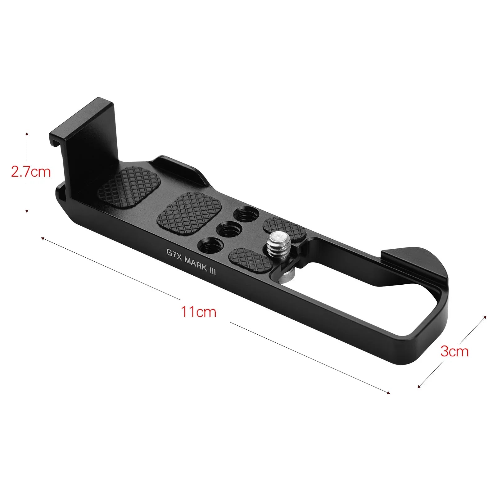 Suzicca Camera Quick Release  Mount Plate with Cold Shoe 1/4 3/8 Threaded Holes Wrenches Replacement for Canon  Mark  Camera Accessories