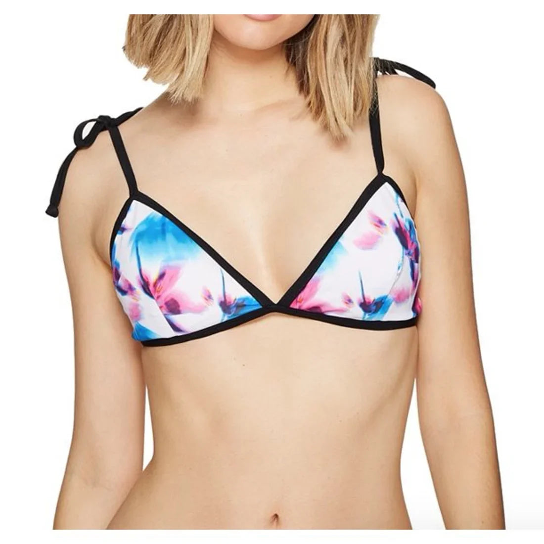 Nicole Miller Women's Plage Bikini Top, Multi, Medium